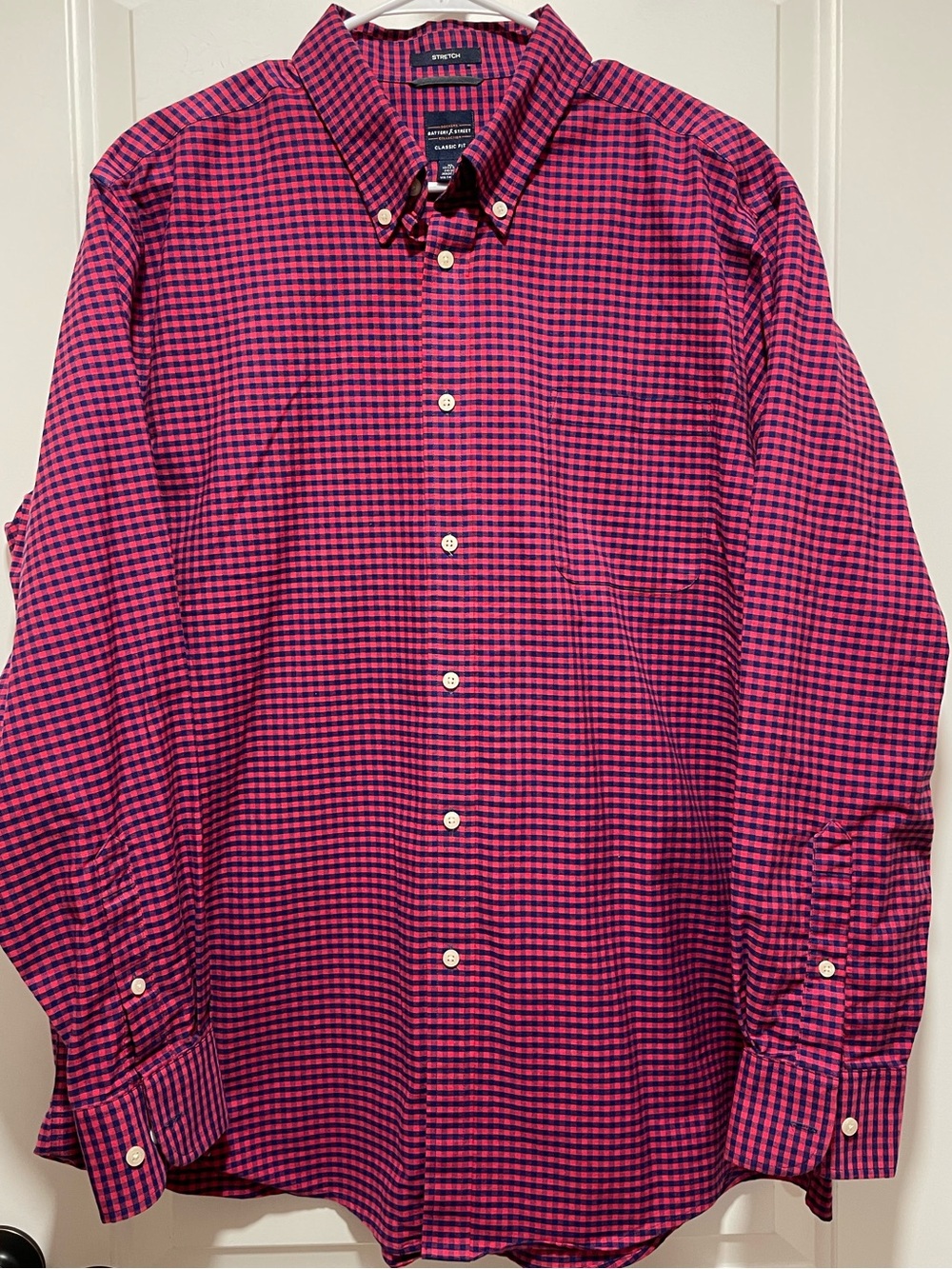 Dockers Battery & Street Collection Classic Fit Long Sleeve Button-Down Shirt XL